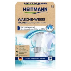 HEITMANN Wasche Weiss Tucher кърпички за бяло пране 20 броя